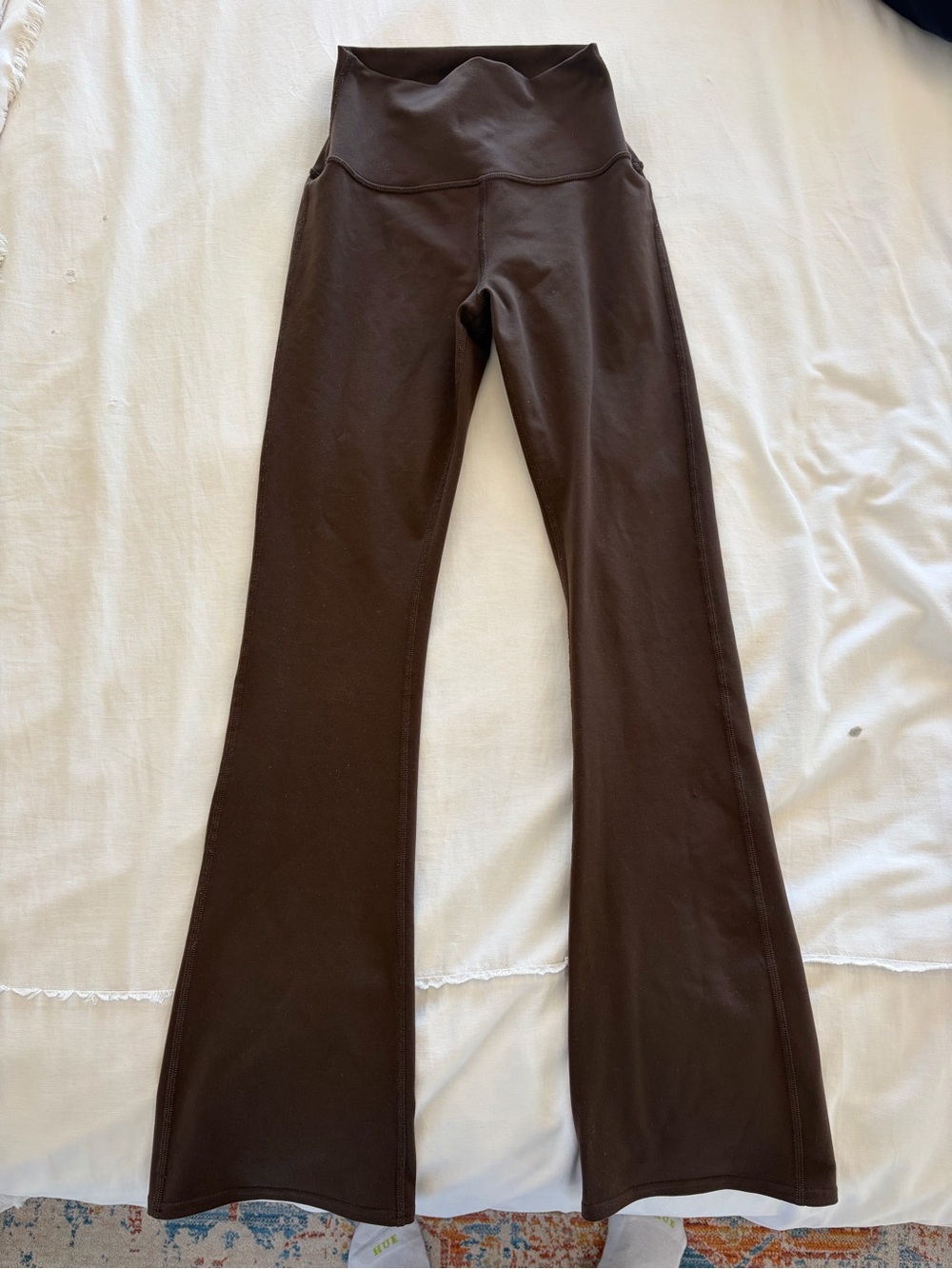 ALO Yoga Brown Flare Ponte Pants